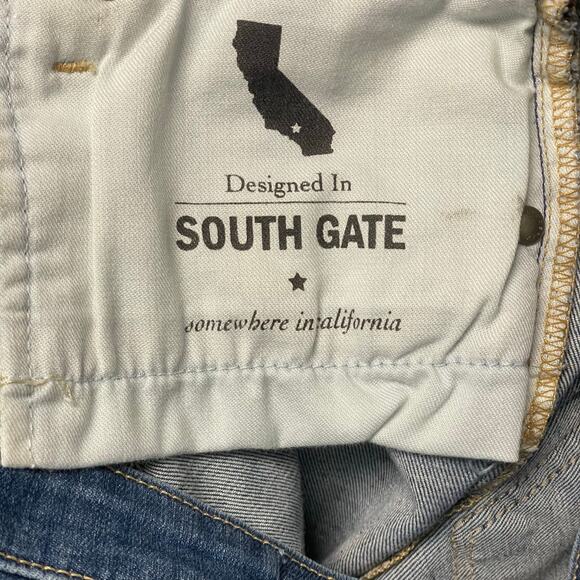 NWT Adriano Goldschmied Midi Ankle Mid Rise Legging Distressed Wash Denim 29 - Picture 9 of 9